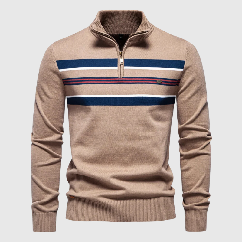 Moderno – Herrenpullover mit Reißverschluss – Modernes Design & Vielseitig