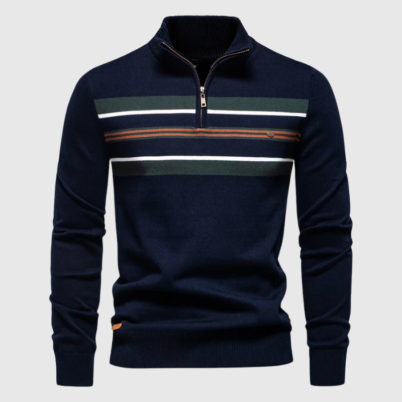 Moderno – Herrenpullover mit Reißverschluss – Modernes Design & Vielseitig