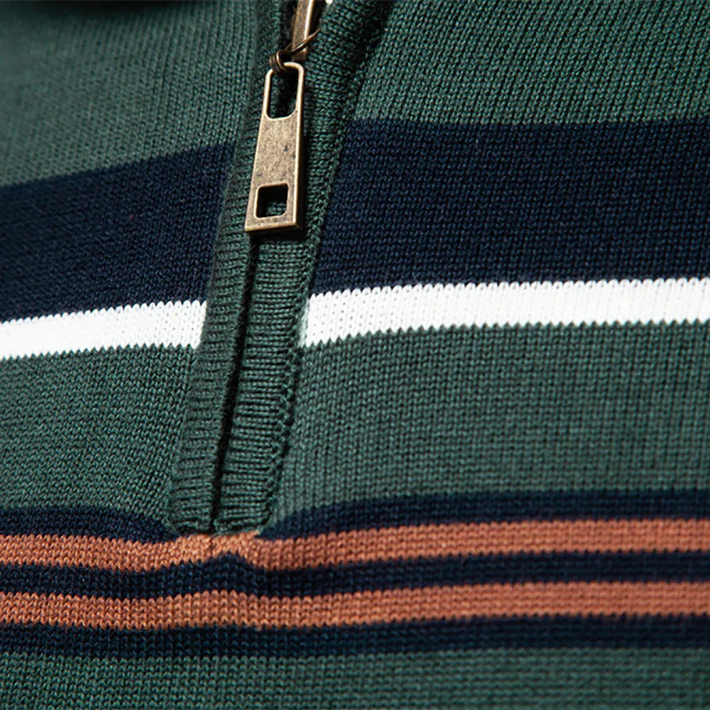 Moderno – Herrenpullover mit Reißverschluss – Modernes Design & Vielseitig