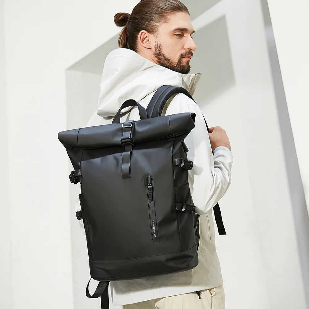 Nilo Wasserdichter Rucksack – Laptop Rucksack – Erweiterbar & Praktisch für Reisen