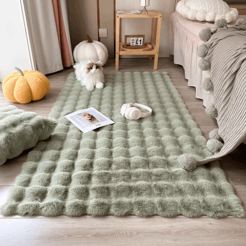 Noavo – 3D-Flauschteppich mit strukturierter Oberfläche & modernem Design