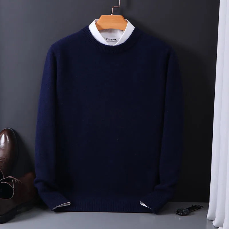 Oliver – Kaschmir Pullover Herren – Luxuriös & Zeitlos in Schwarz