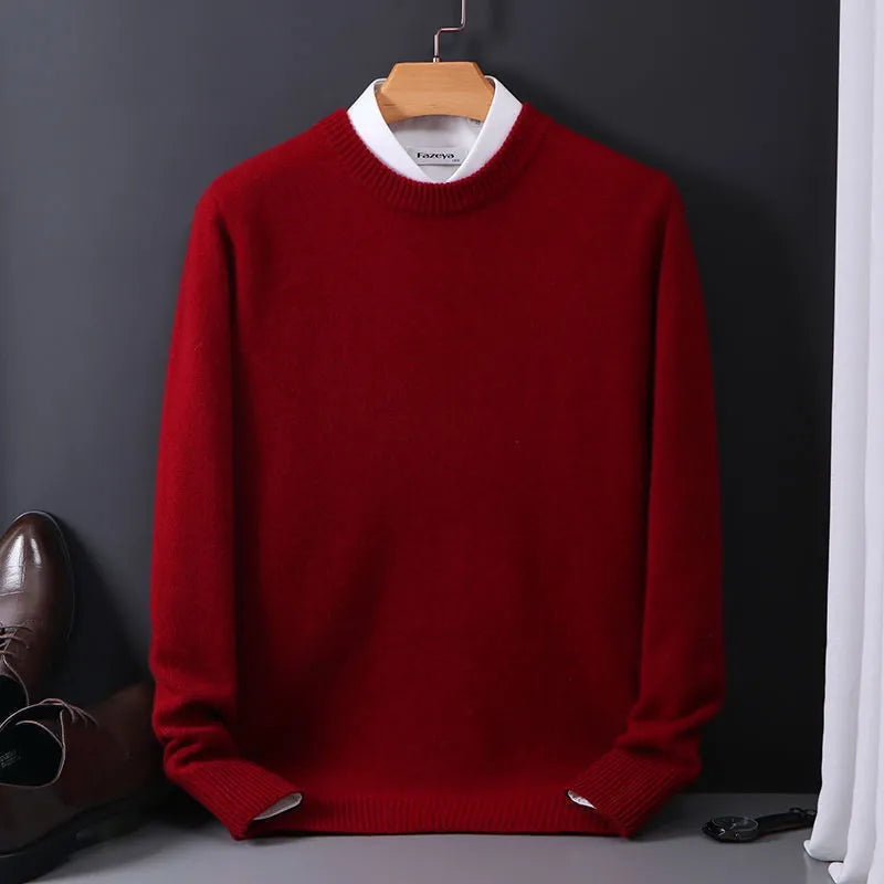 Oliver – Kaschmir Pullover Herren – Luxuriös & Zeitlos in Schwarz