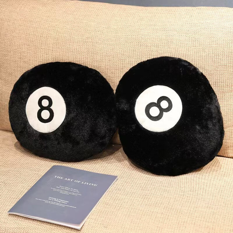 Orbello – Rundes 8-Ball Deko-Kissen mit Kult-Charakter