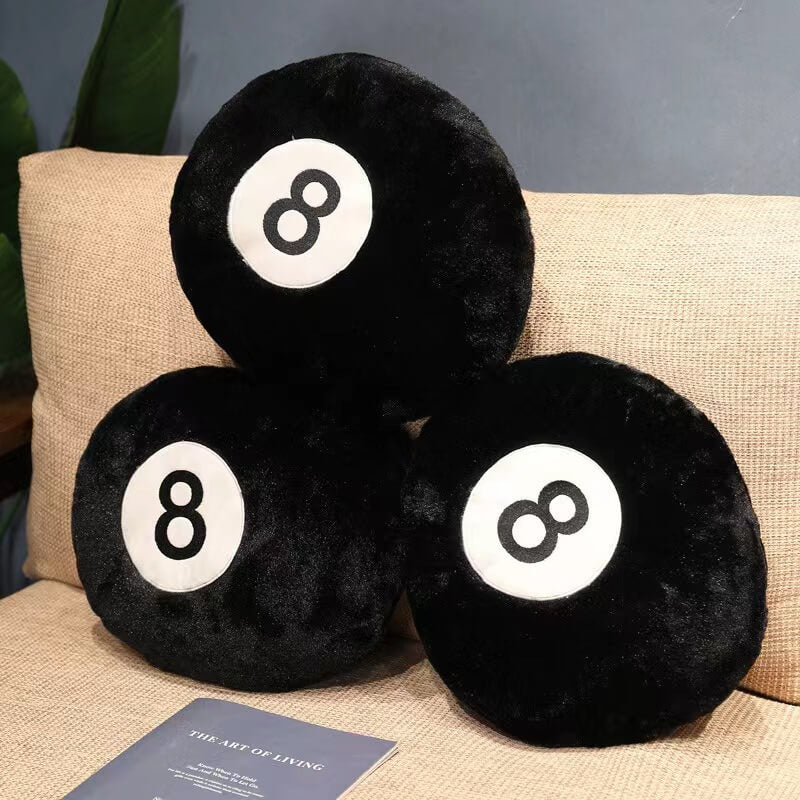 Orbello – Rundes 8-Ball Deko-Kissen mit Kult-Charakter