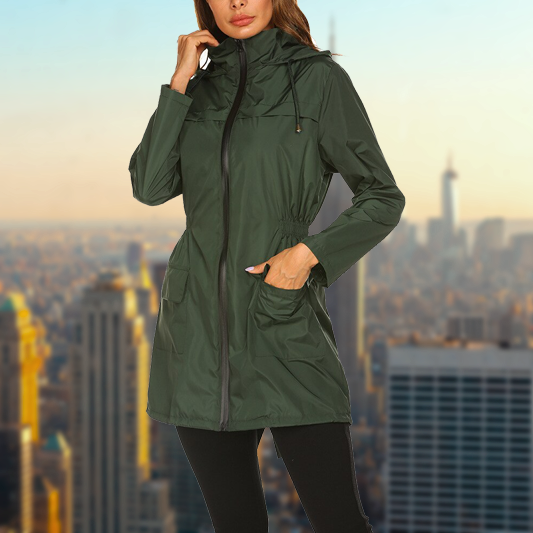 Outdoor Essentials – Damen Regenjacke – Wasserdicht & Atmungsaktiv