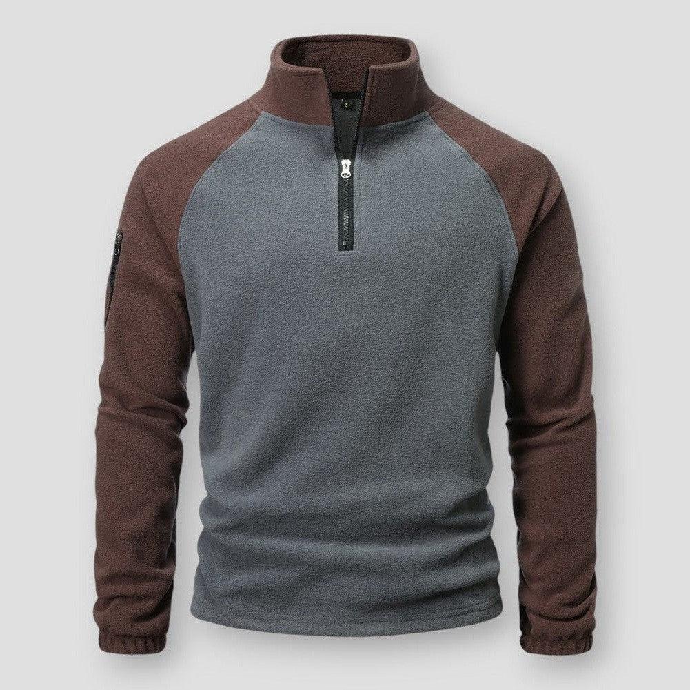 Outdoor Essentials – Herren Fleece Pullover – Wärmend & Vielseitig