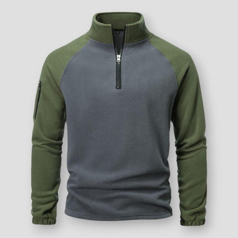 Outdoor Essentials – Herren Fleece Pullover – Wärmend & Vielseitig