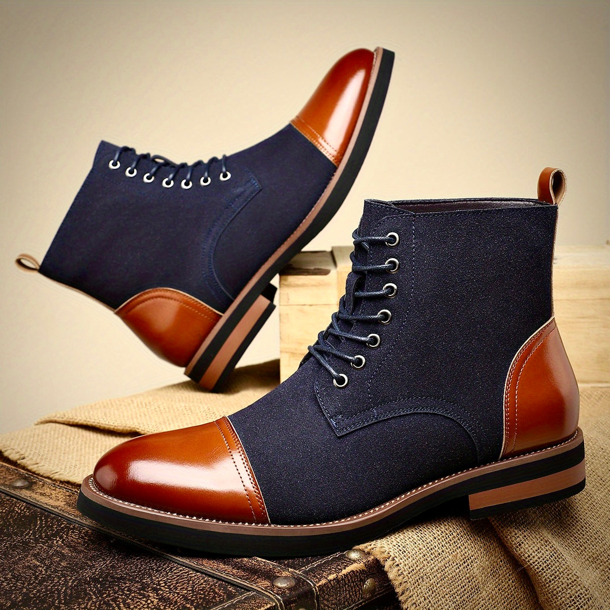 Oxford Herrenstiefel – Handgefertigte Lederstiefel in Schwarz oder Braun