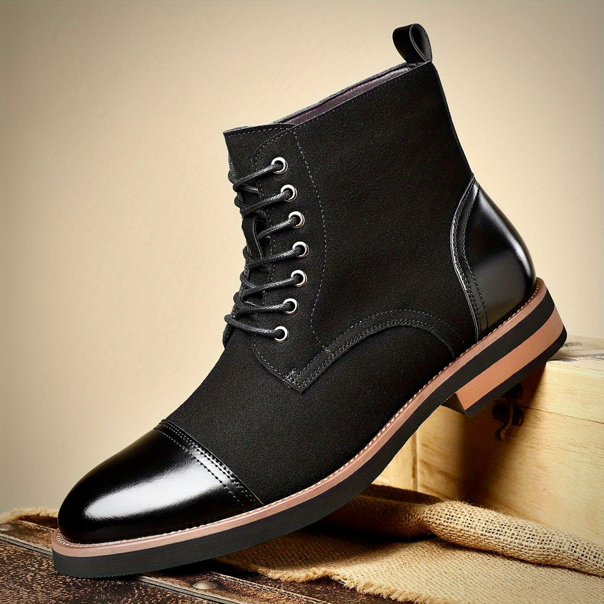 Oxford Herrenstiefel – Handgefertigte Lederstiefel in Schwarz oder Braun