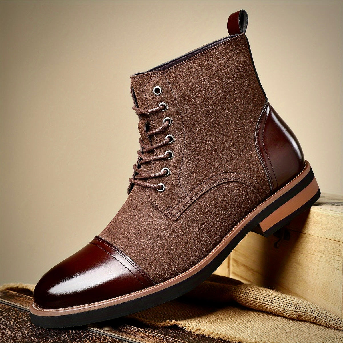 Oxford Herrenstiefel – Handgefertigte Lederstiefel in Schwarz oder Braun