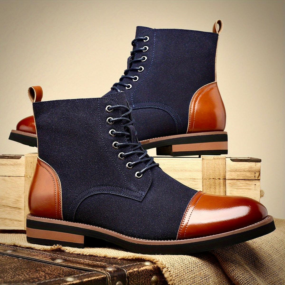 Oxford Herrenstiefel – Handgefertigte Lederstiefel in Schwarz oder Braun