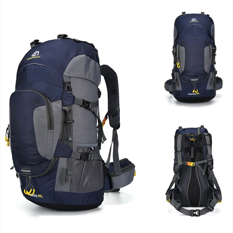 PeakRider – Wasserdichter Wanderrucksack – 60L für Damen und Herren