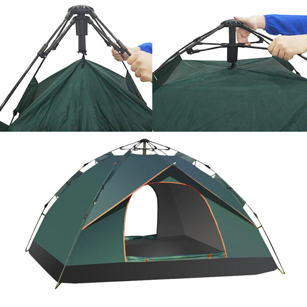 Pop-Up Zelt – Schnell Aufgebaut & Wetterfest – Für 4 Personen Ideal zum Camping