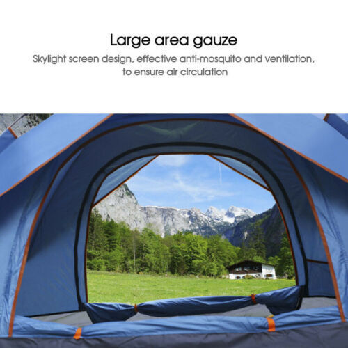Pop-Up Zelt – Schnell Aufgebaut & Wetterfest – Für 4 Personen Ideal zum Camping