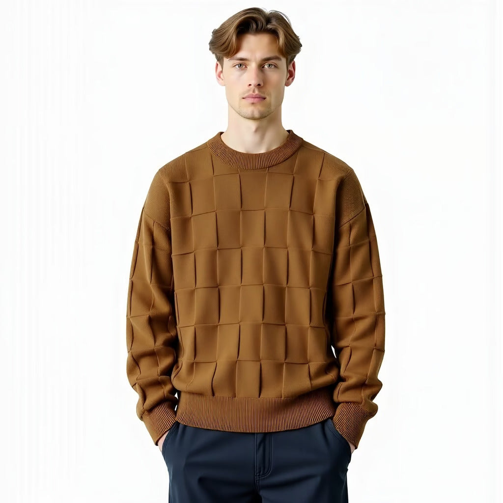 Premium Baumwolle Herren – Strickpullover – Klassischer Schnitt & Komfort