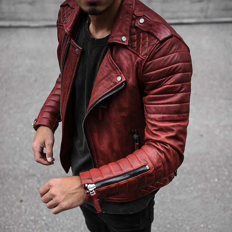 Premium – Herren Lederjacke Schwarz – Zeitlos & Vielseitig aus Echtleder
