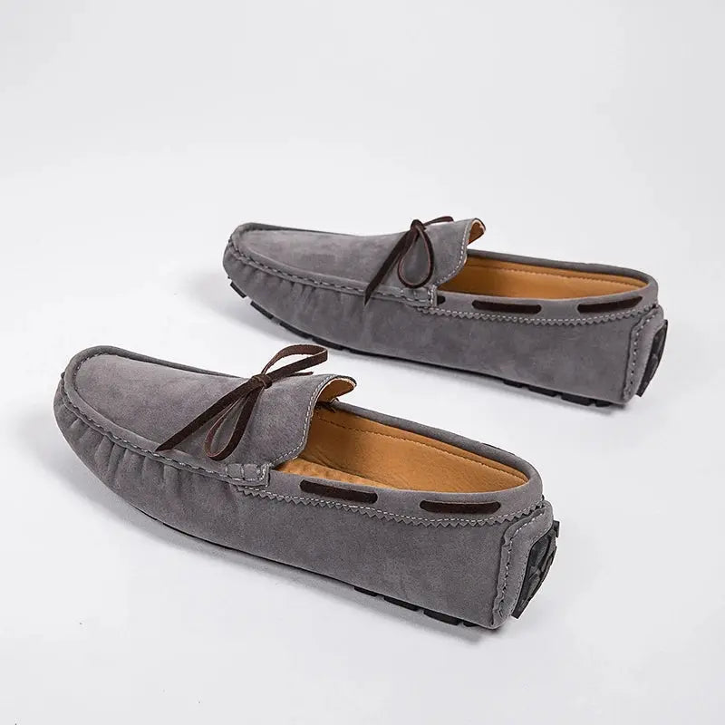 Premium-Leder – Schnürloafer für Herren – Elegant & Bequem
