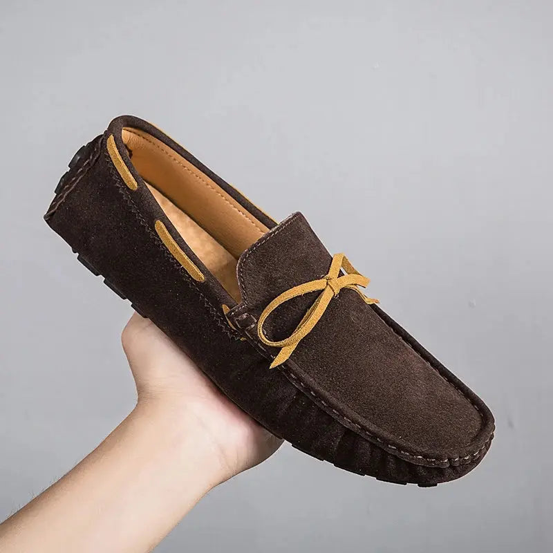 Premium-Leder – Schnürloafer für Herren – Elegant & Bequem