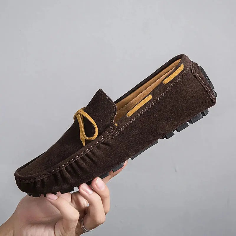 Premium-Leder – Schnürloafer für Herren – Elegant & Bequem