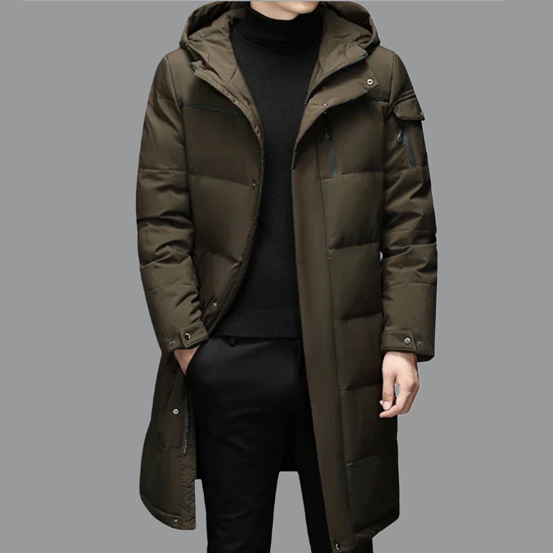 Premium Herren Daunenmantel – Extrem Warm & Wasserdicht – Moderner Stil für Wintertage 1