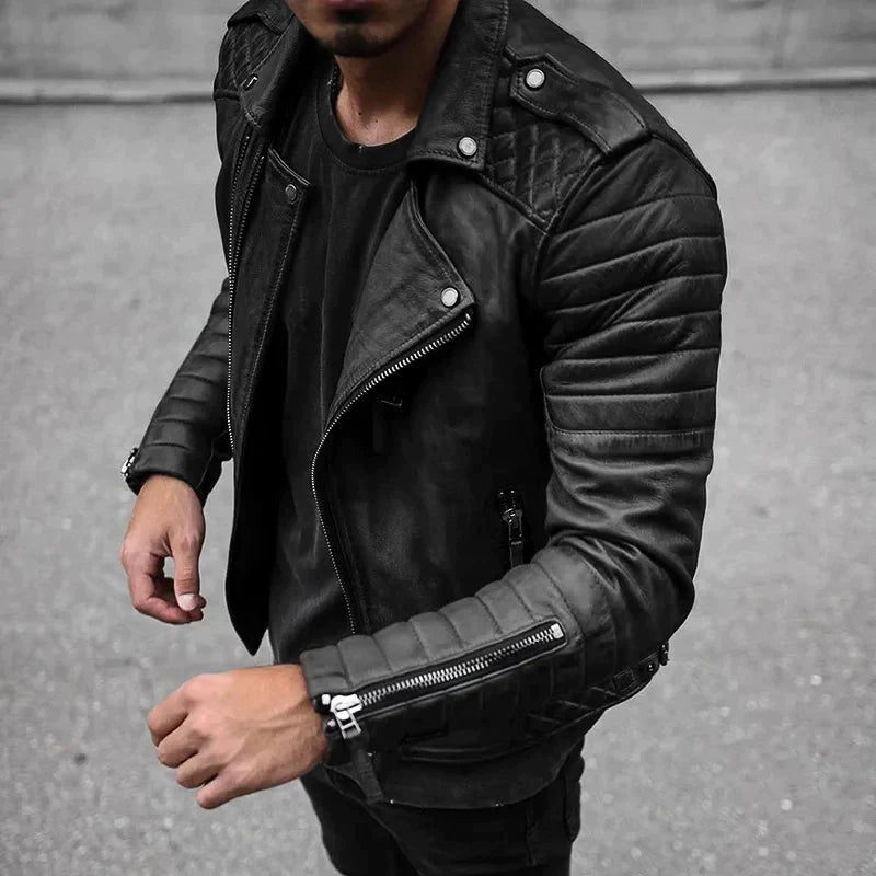 Premium – Herren Lederjacke Schwarz – Zeitlos & Vielseitig aus Echtleder 0