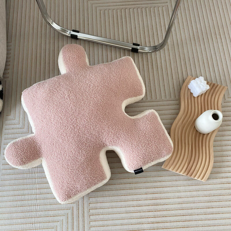 Puzzia – Kuscheliges Deko-Kissen im Puzzle-Design