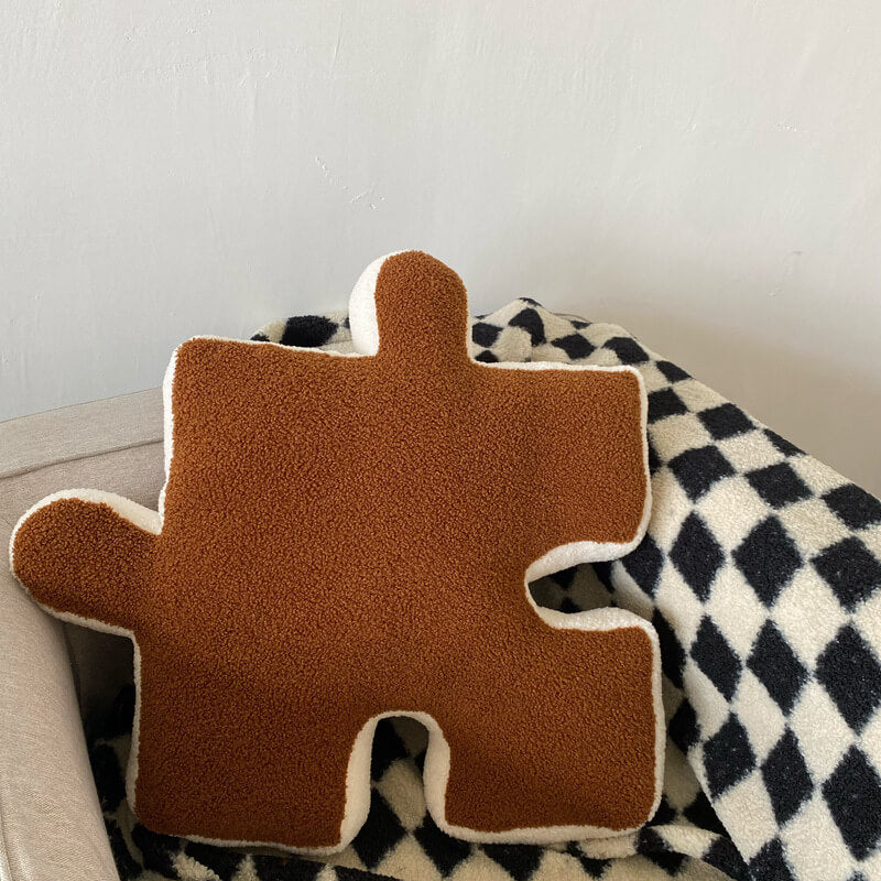Puzzia – Kuscheliges Deko-Kissen im Puzzle-Design