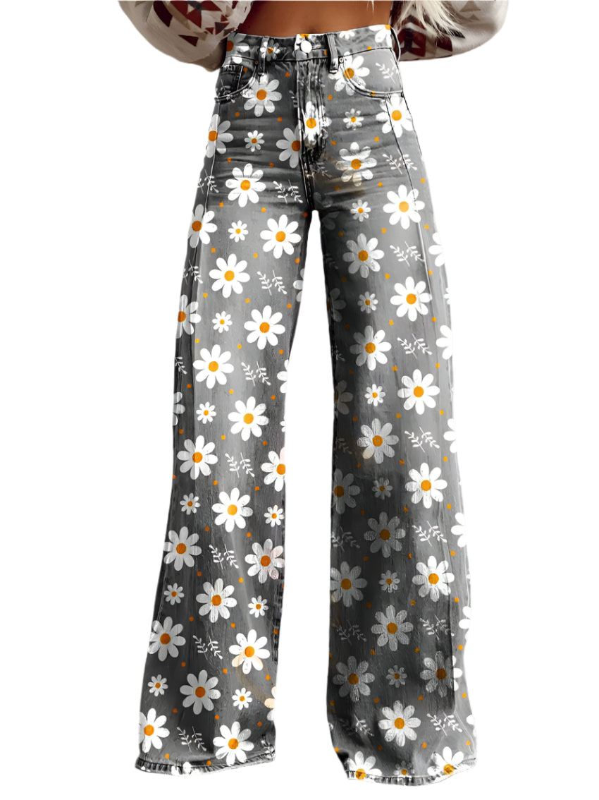Ritan – Damenhose – Bequeme Lange Denim Hose für Stilvolle Sommerlooks