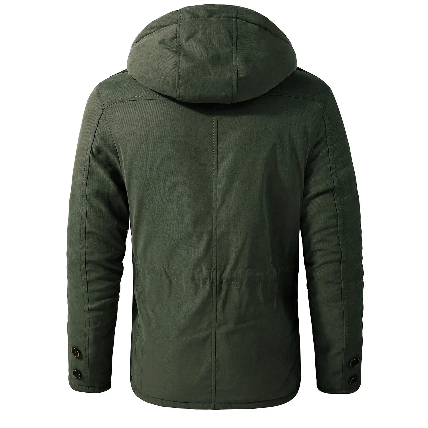 Robuste Winterjacke mit mehreren Taschen für Herren – Warm & Funktional