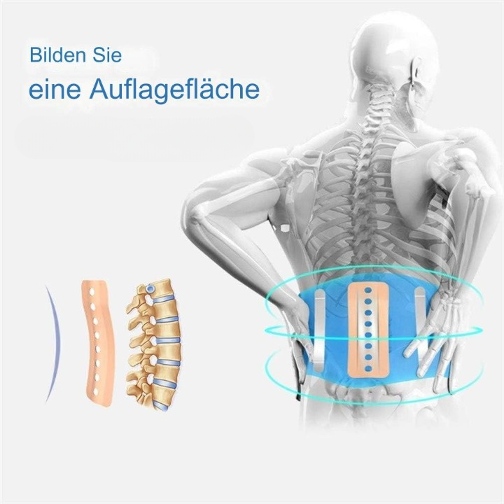 Rückenstütz Gürtel – Atmungsaktiv & Unterstützend – Ideal für Büro und Alltag