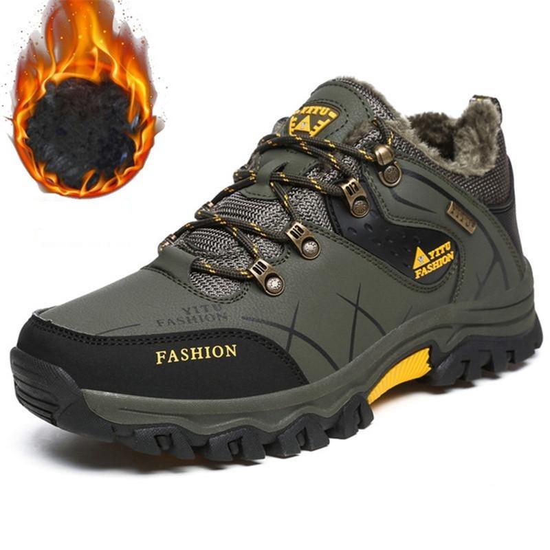 Rutschfeste Wanderschuhe für Herren – Warm & Strapazierfähig für Outdoor-Abenteuer