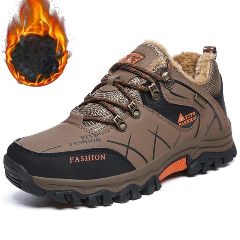 Rutschfeste Wanderschuhe für Herren – Warm & Strapazierfähig für Outdoor-Abenteuer