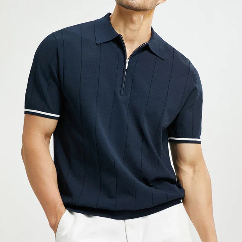 Laurel – Poloshirt Herren – Klassischer Stil mit Modernem Reißverschluss 6