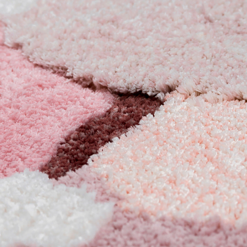 Sakurae – Flauschiger Teppich mit Kirschblüten-Design im japanischen Stil