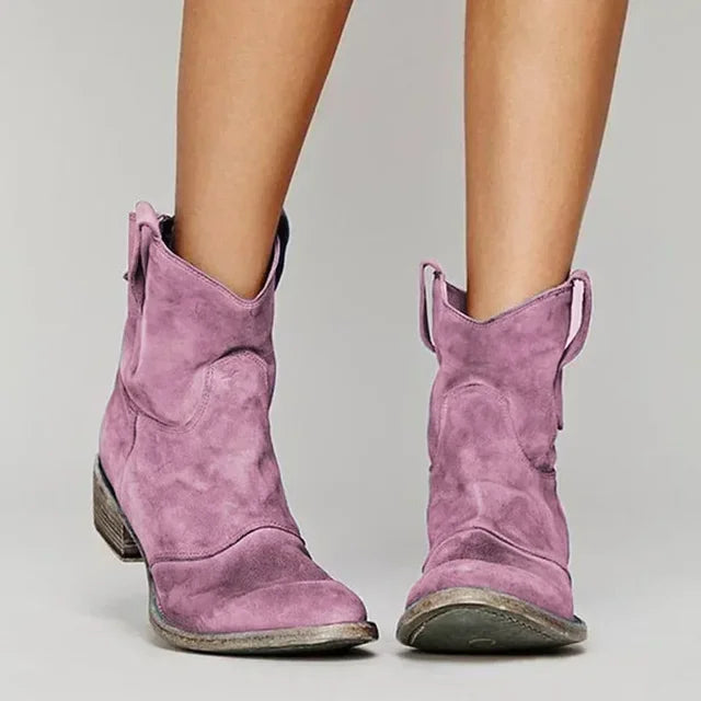 Sammy – Western Stiefeletten Für Damen – Vintage & Vielseitig