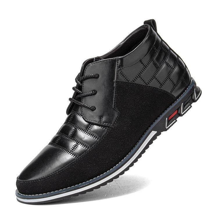 Schnürstiefeletten mit runder Zehenpartie für Herren – Stilvoll & Vielseitig