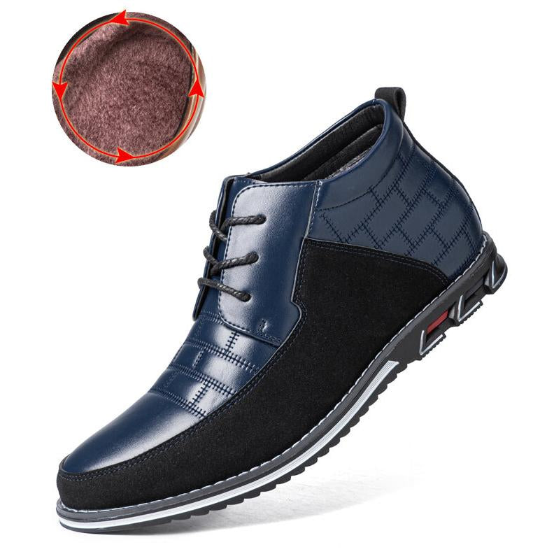 Schnürstiefeletten mit runder Zehenpartie für Herren – Stilvoll & Vielseitig