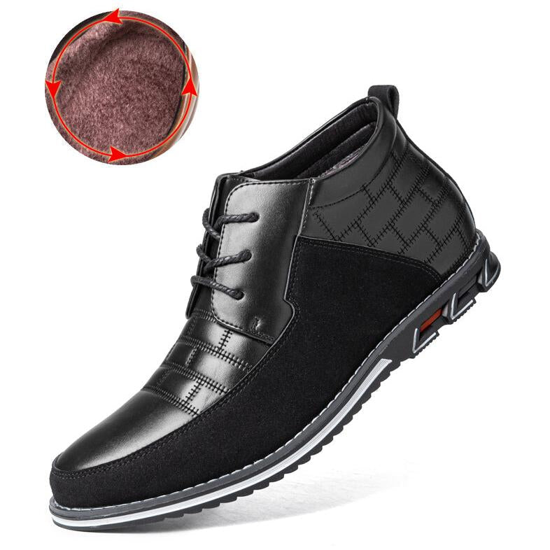 Schnürstiefeletten mit runder Zehenpartie für Herren – Stilvoll & Vielseitig