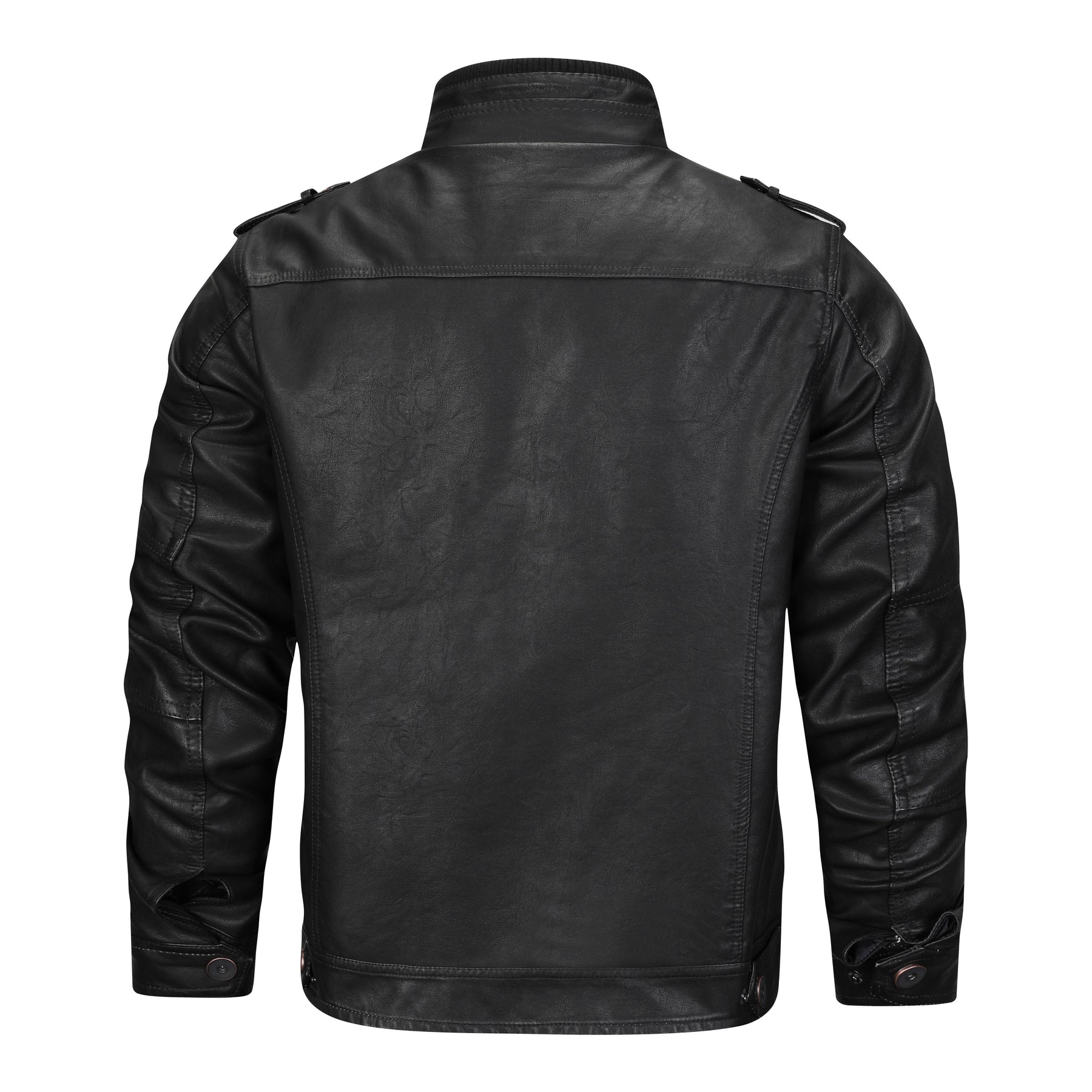 Schwarze Lederjacke für Herren – Stilvoll & Vielseitig