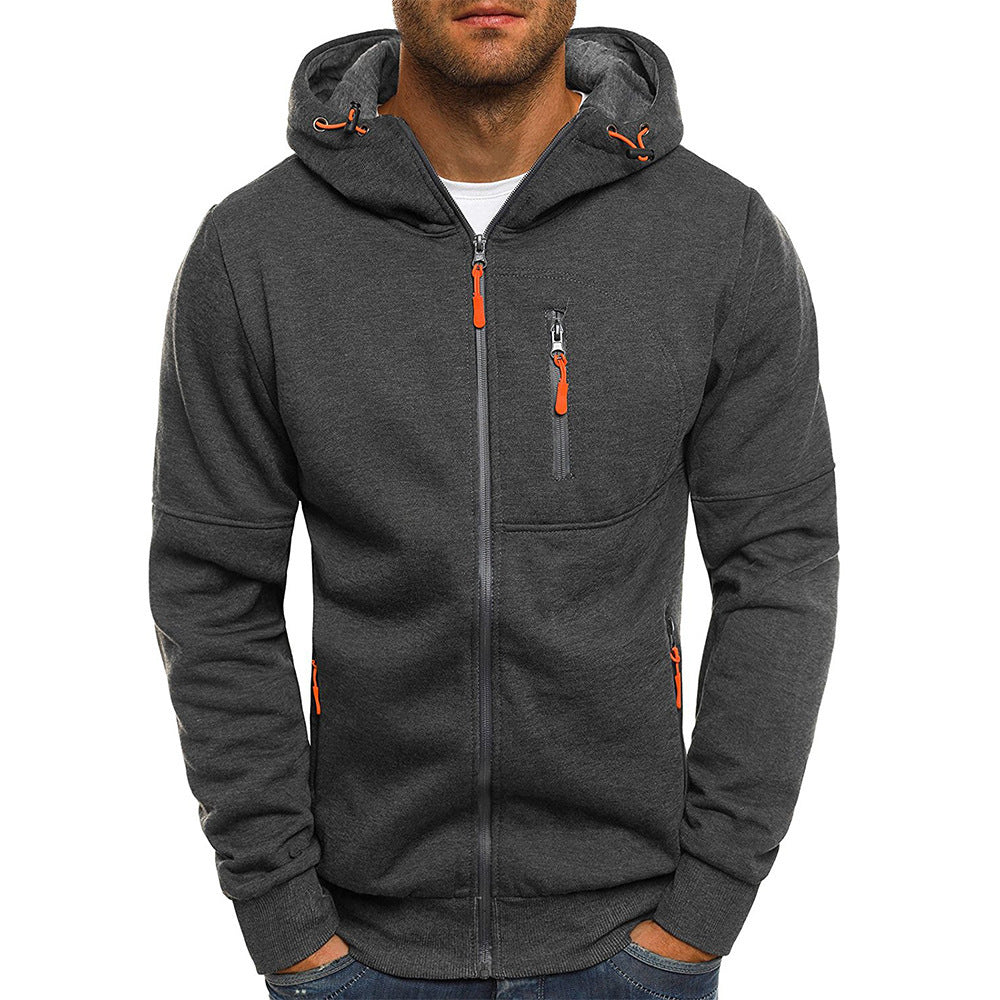 Schwarze Strickjacke Herren – Vielseitig & Komfortabel – Leichtes Material mit Taschen 3