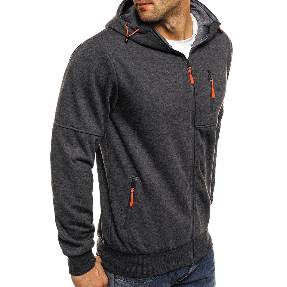 Schwarze Strickjacke Herren – Vielseitig & Komfortabel – Leichtes Material mit Taschen 4