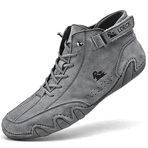 Schwarze Wildlederstiefeletten für Herren – Bequem & Stylisch