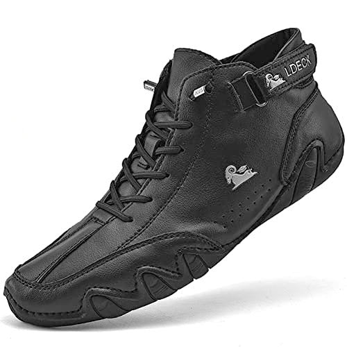 Schwarze Wildlederstiefeletten für Herren – Bequem & Stylisch