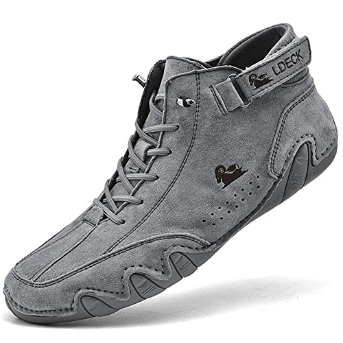 Schwarze Wildlederstiefeletten für Herren – Bequem & Stylisch