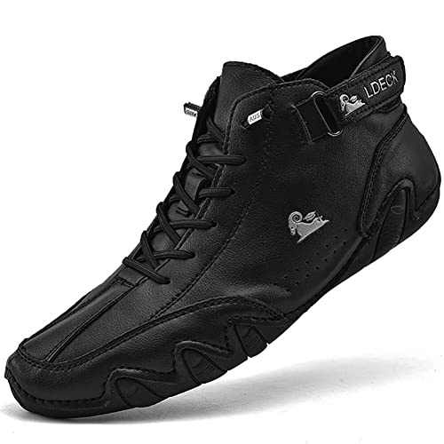 Schwarze Wildlederstiefeletten für Herren – Bequem & Stylisch