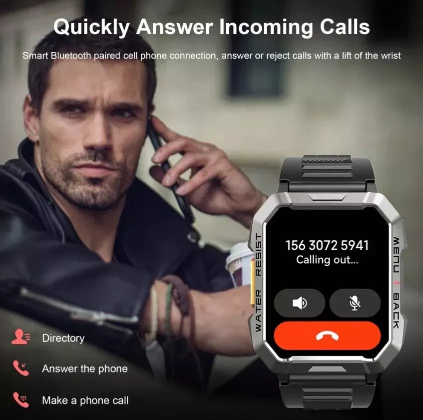 Smartwatch – Robuste Bauweise & Navigation – Ideal für Outdoor-Abenteuer