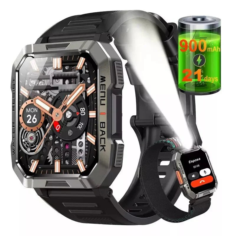 Smartwatch – Robuste Bauweise & Navigation – Ideal für Outdoor-Abenteuer