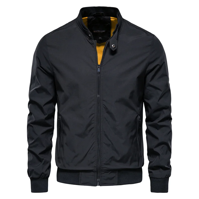 Stehkragen Übergangsjacke für Herren – Stilvoll & Funktional 0
