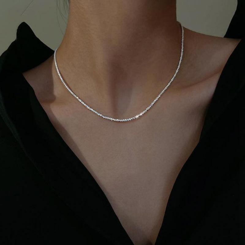 Sternenlicht – Halsketten Set Damen – Zartes Design aus 925er Sterlingsilber